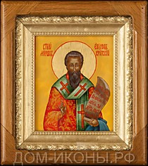 Икона "Св. Епископ Мирон Критский" (Л.СН.10*12.МС)