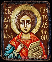 Образок "Св. Великомученик Пантелеймон Целитель" (К.З.3,5*4.оД)