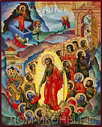 Икона "Воскресение Господа Нашего Иисуса Христа" (Л.С.17*21.МС)