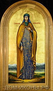 Икона мерная "Св. Преподобная Ангелина Сербская" (Л.С.55*26.МС)