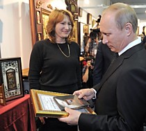 Визит В. Путина на выставку в Н.Тагиле