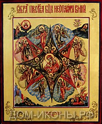 Икона Пресвятой Богородицы "Неопалимая Купина" (Л.С.17*21.КН)