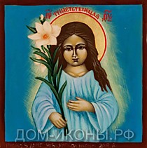 Икона Пресвятой Богородицы "Трилетствующая" (Л.ЗН.8*8.Из)