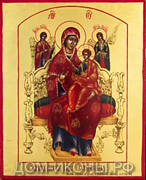 Икона Пресвятой Богородицы "Всецарица" (Л.С.17*21.ПА)