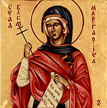 Икона "Св. Великомученица Маргарита" (Л.С.8*8.нК)