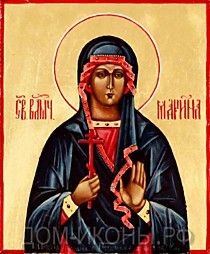 Икона "Св. Великомученица Марина" (Л.С.10*12.АЮ)