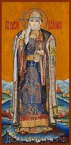 Икона "Св. Равноапостольная Княгиня Ольга" (Л.10*20.МС)