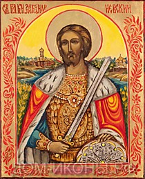 Икона "Св. Благоверный Князь Александр Невский" (Л.З.17*21.НЕ)