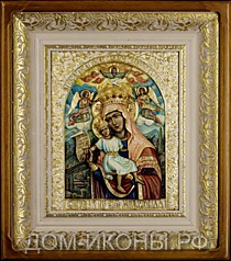 Икона Пресвятой Богородицы "Милующая (Достойно Есть)" (М.З.24*31.НЕ.КО)
