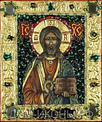 Икона "Иисус Христос" (Б.З.Бу.12*15.СТ.оД)
