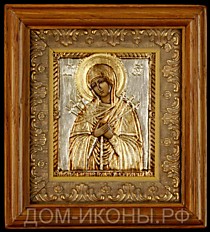 Икона Пресвятой Богородицы "Семистрельная (Умягчение злых сердец)" (Б.З.С.8*10.Из.оД)