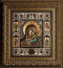Икона Пресвятой Богородицы "Казанская" с избр. свв. (М.З.Ю.19*23.КД.КО)