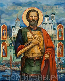 Икона "Св. Благоверный Князь Дмитрий Донской" (Л.СН.17*21.МС)