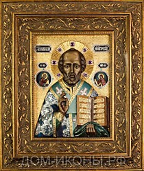 Икона "Св. Николай Чудотворец" (М.З.Ю.34*44.ПА.ОС)