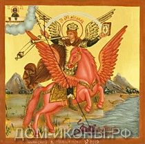 Икона "Св. Архангел Михаил" (Л.С.8*8.Из) 