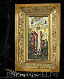Икона "Св. Николай Чудотворец Можайский" (М.З.Ю.10*22,5.Из.КО)