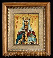 Икона "Св. Равноапостольная Княгиня Ольга" (Л.С.10*12.иЗ)