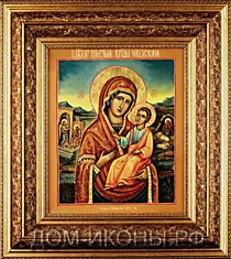 Икона Пресвятой Богородицы "Иверская" (Л.ЗН.27*33.НЕ)