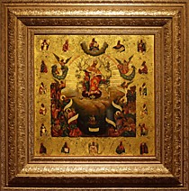 Икона Пресвятой Богородицы "Всем Скорбящим Радость" (Л.С.54*54.ПА)
