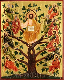Икона "Спас Лоза Истинная" (Л.С.17*21.Из)