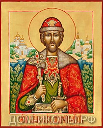 Икона "Св. Благоверный Князь Андрей Боголюбский" (Л.С.17*21.иЗ)