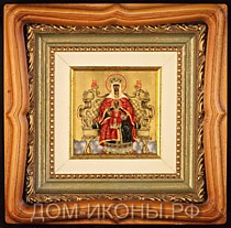 Икона Пресвятой Богородицы "Всецарица" (Л.С.8*8.Из)